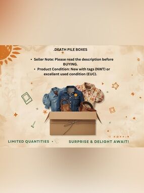 DEATH PILE MYSTERY BOX - YOU WILL LOVE 💕 WOMENS CLOTHING JEWELRY HOME OFFICE ETC